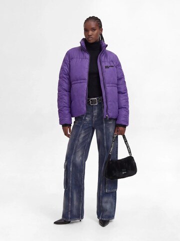 KARL LAGERFELD JEANS Prechodná bunda - Fialová