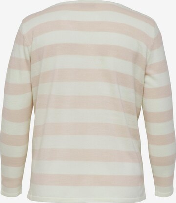 ONLY Carmakoma Pullover 'Melinna' i beige