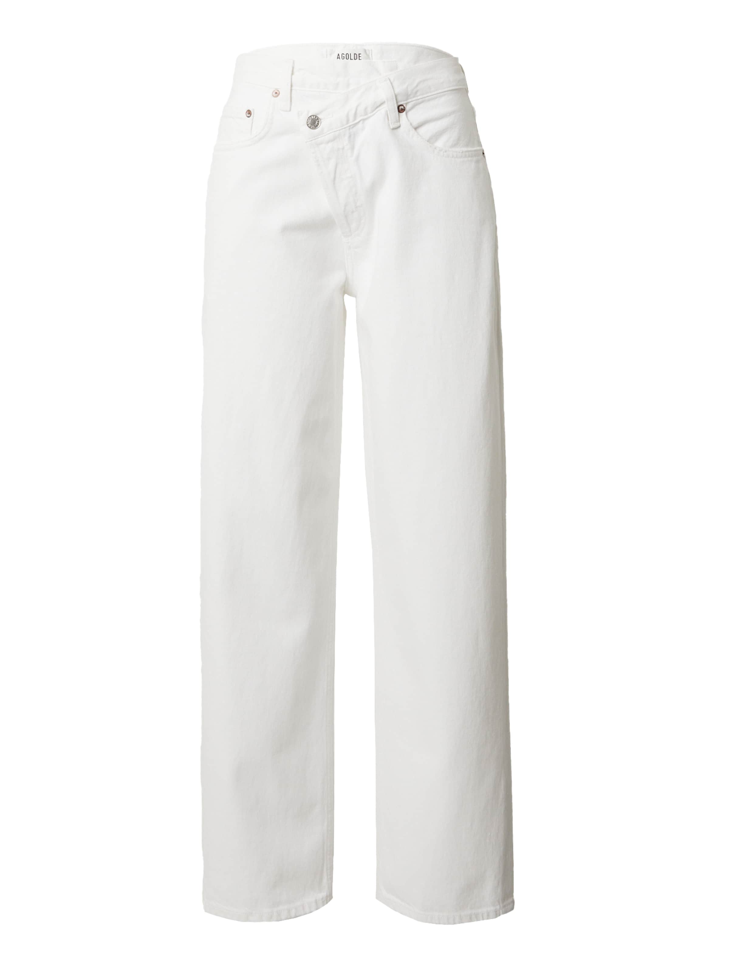 AGOLDE Обычный Джинсы в Белый: спереди