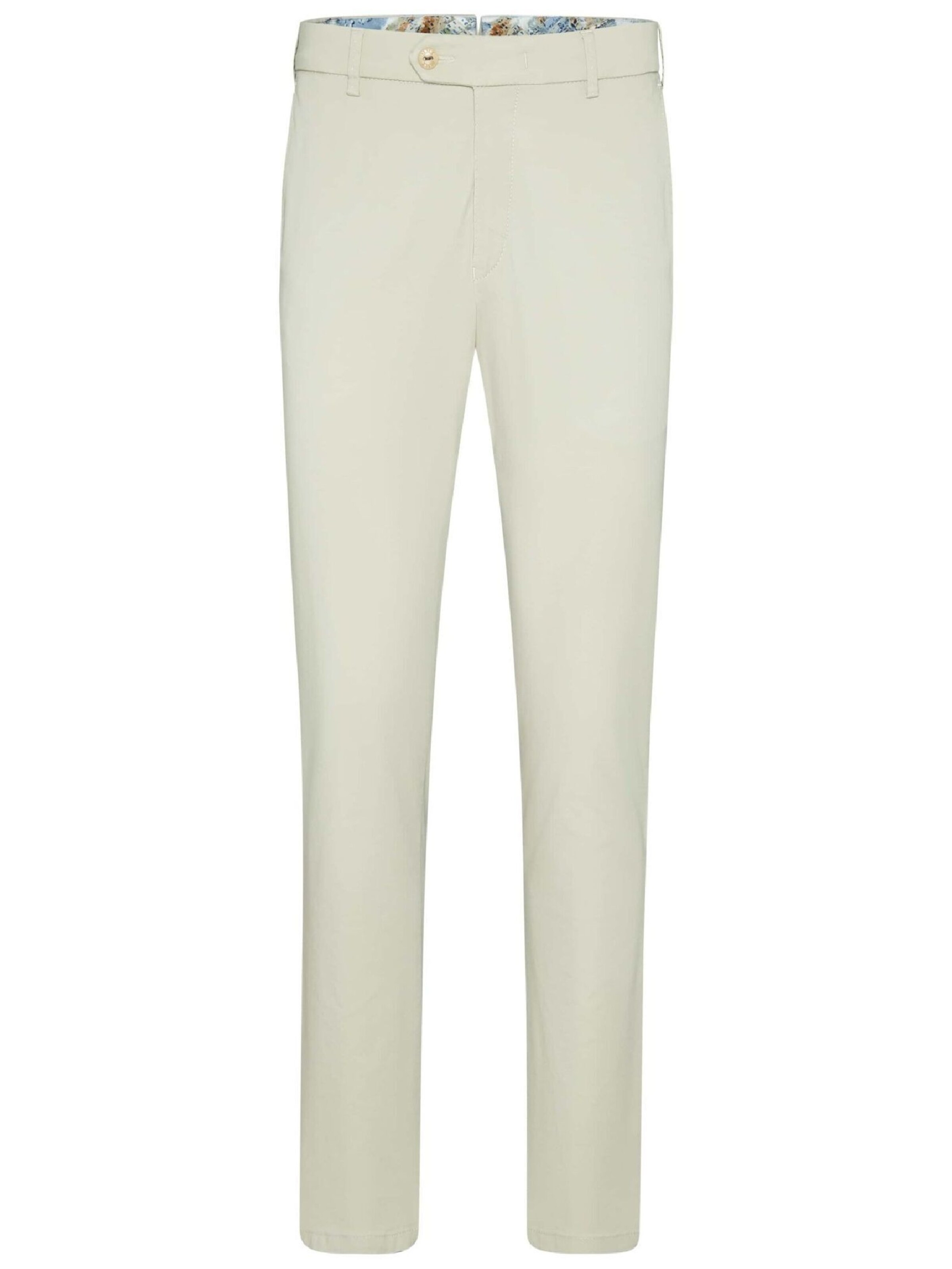 Coupe slim Pantalon chino 'Lupus' MMX Germany en beige : devant