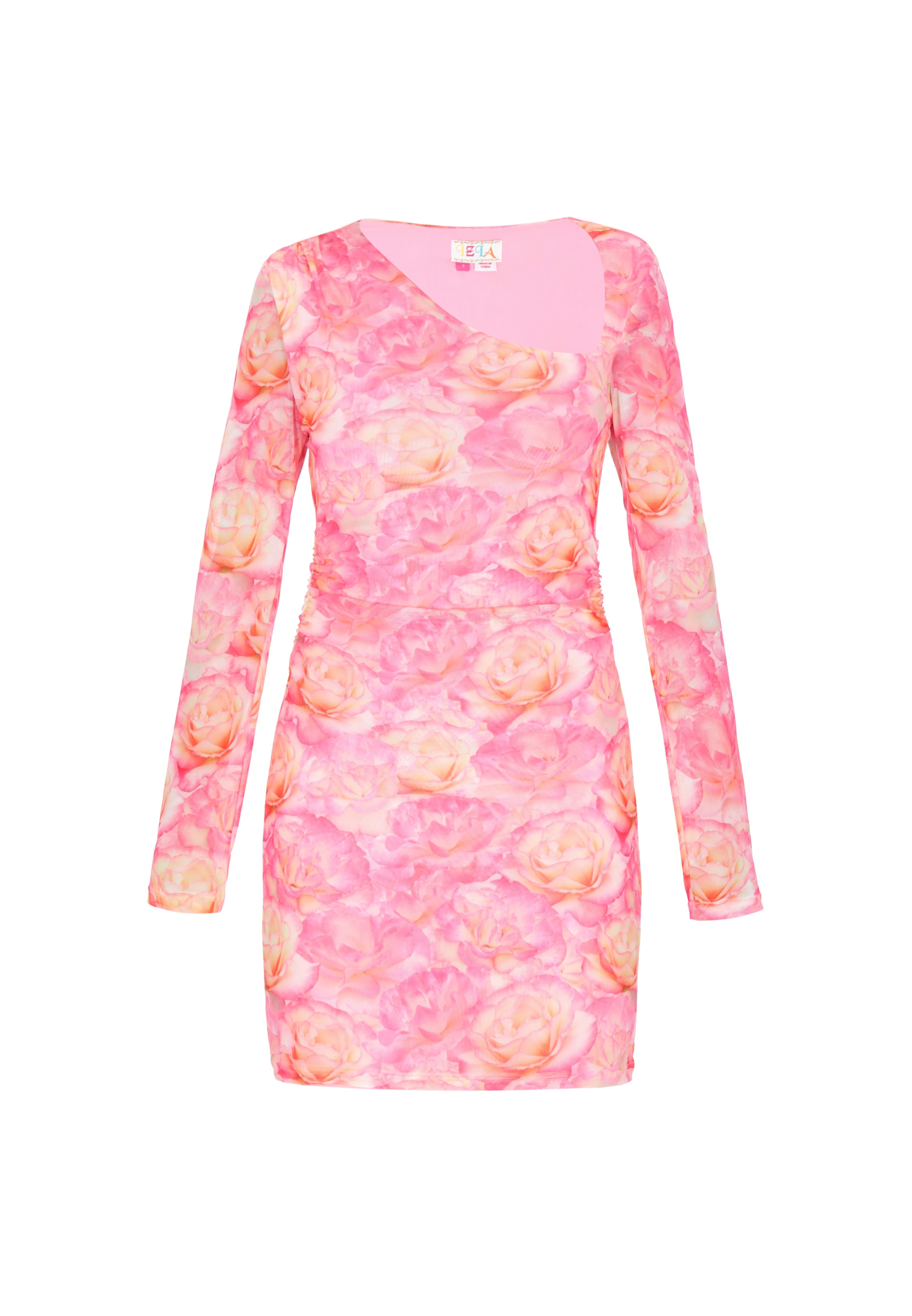 Robe IZIA en rose : devant