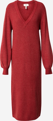 OBJECT Knitted dress 'MALENA' in Red: front