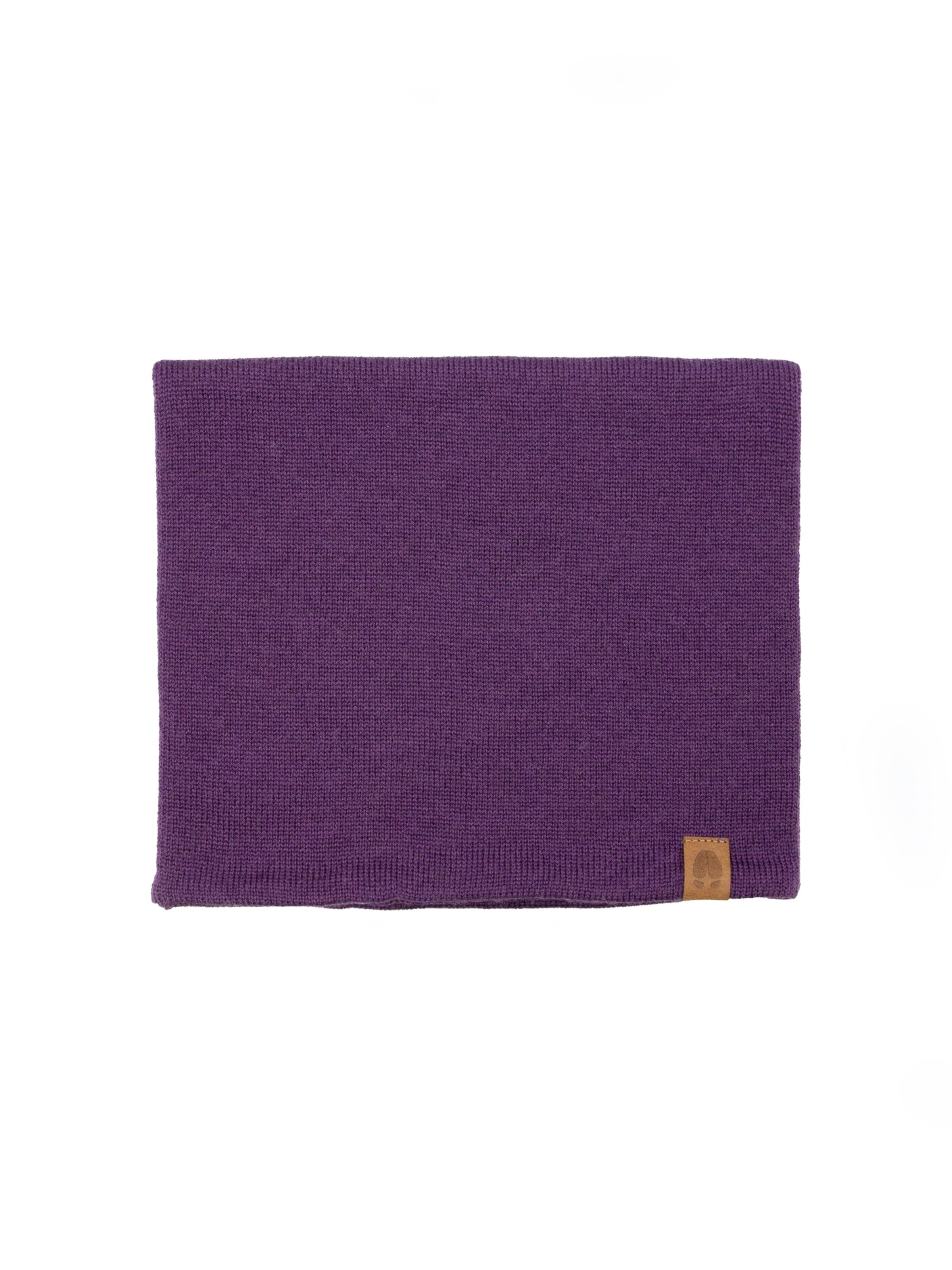 KOPYTO Schlauchschal 'OPOS' in Lila: Vorderseite