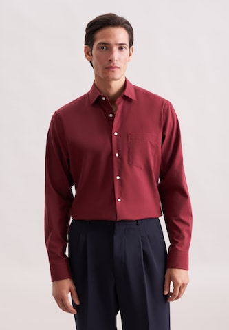 SEIDENSTICKER Regular fit Zakelijk overhemd 'Schwarze Rose' in Rood: voorkant