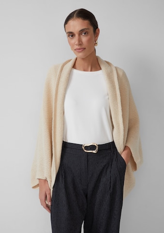 s.Oliver BLACK LABEL Gebreid vest in Beige: voorkant