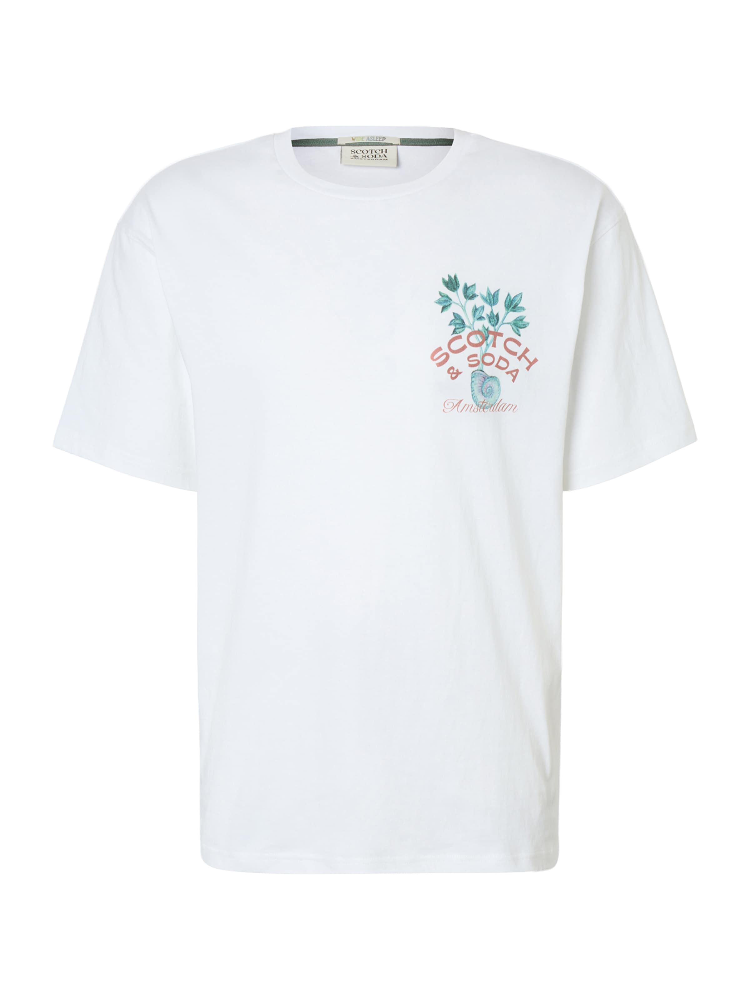SCOTCH & SODA T-shirt i vit: framsida