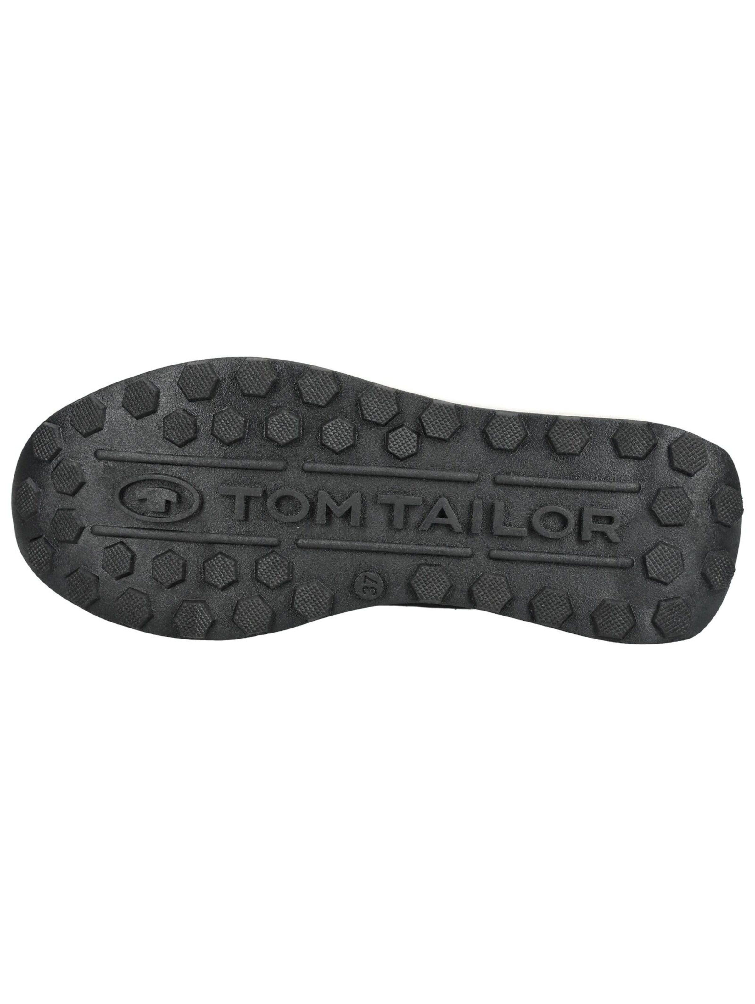 TOM TAILOR Sneakers in Black