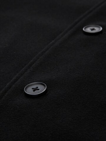 TOM TAILOR DENIM Between-seasons coat in Black