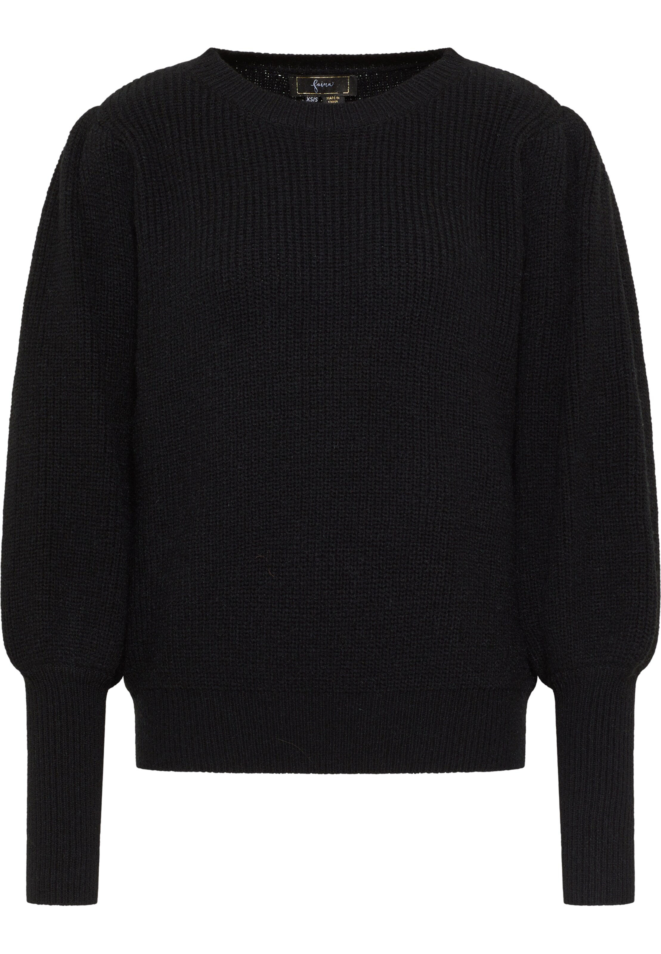 faina Πουλόβερ 'Tylin' σε μαύρο: μπροστά