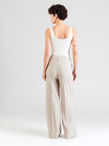 MORE & MORE - Pierna ancha Pantalón de pinzas en gris