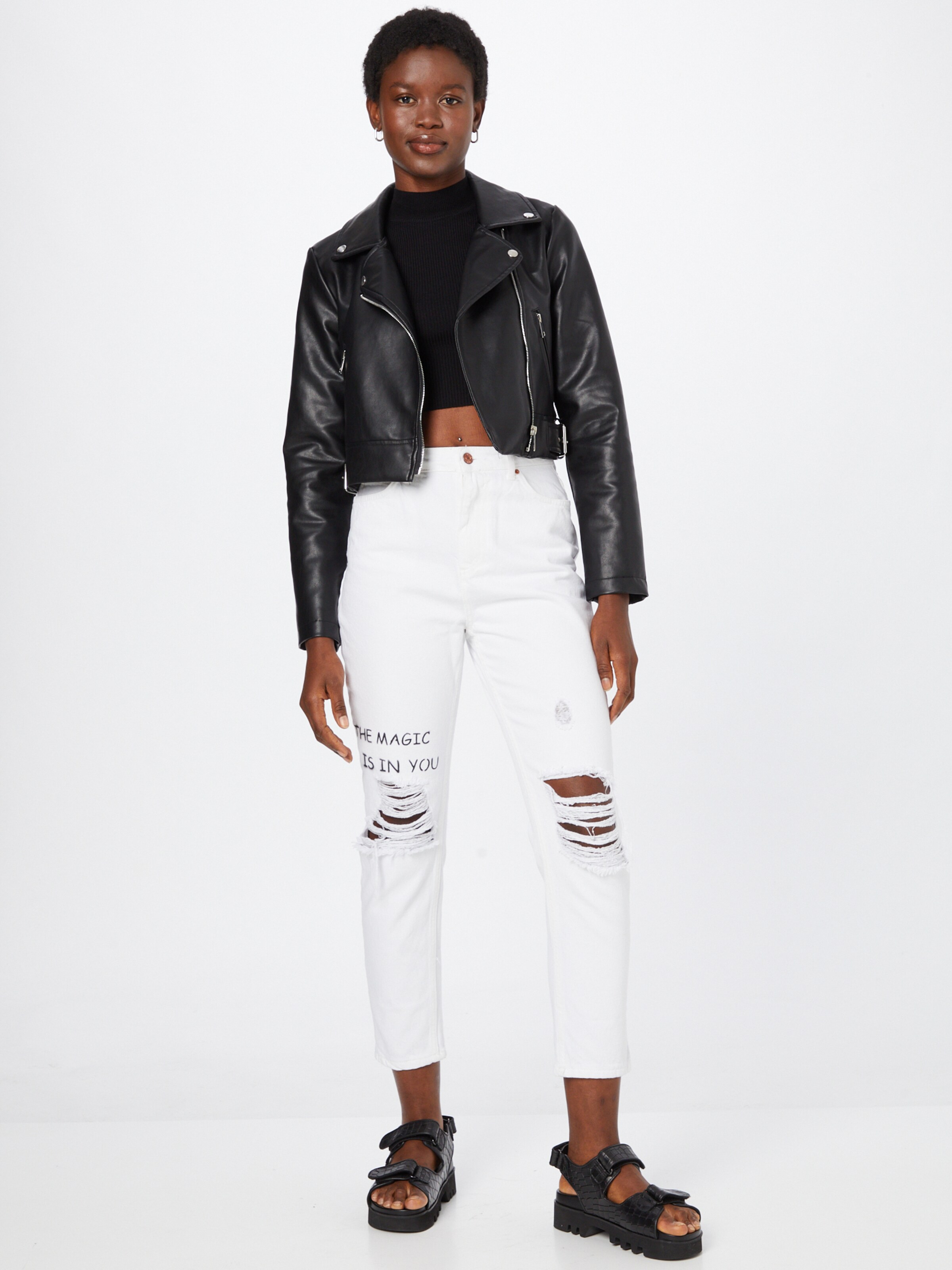 Frauen Jeans Trendyol Jeans in Weiß - IZ18383 Frauen Jeans Trendyol Jeans in Weiß - IZ18383