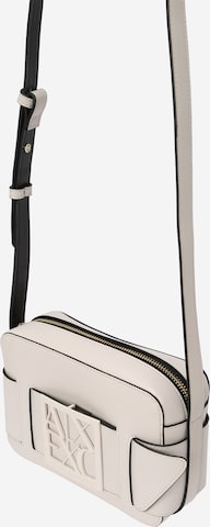 Borsa a tracolla di ARMANI EXCHANGE in beige: frontale
