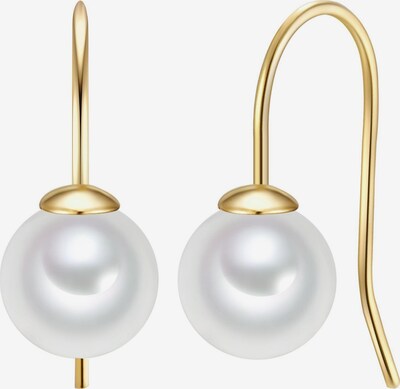 Trilani Ohrringe in goldgelb / perlweiß, Produktansicht