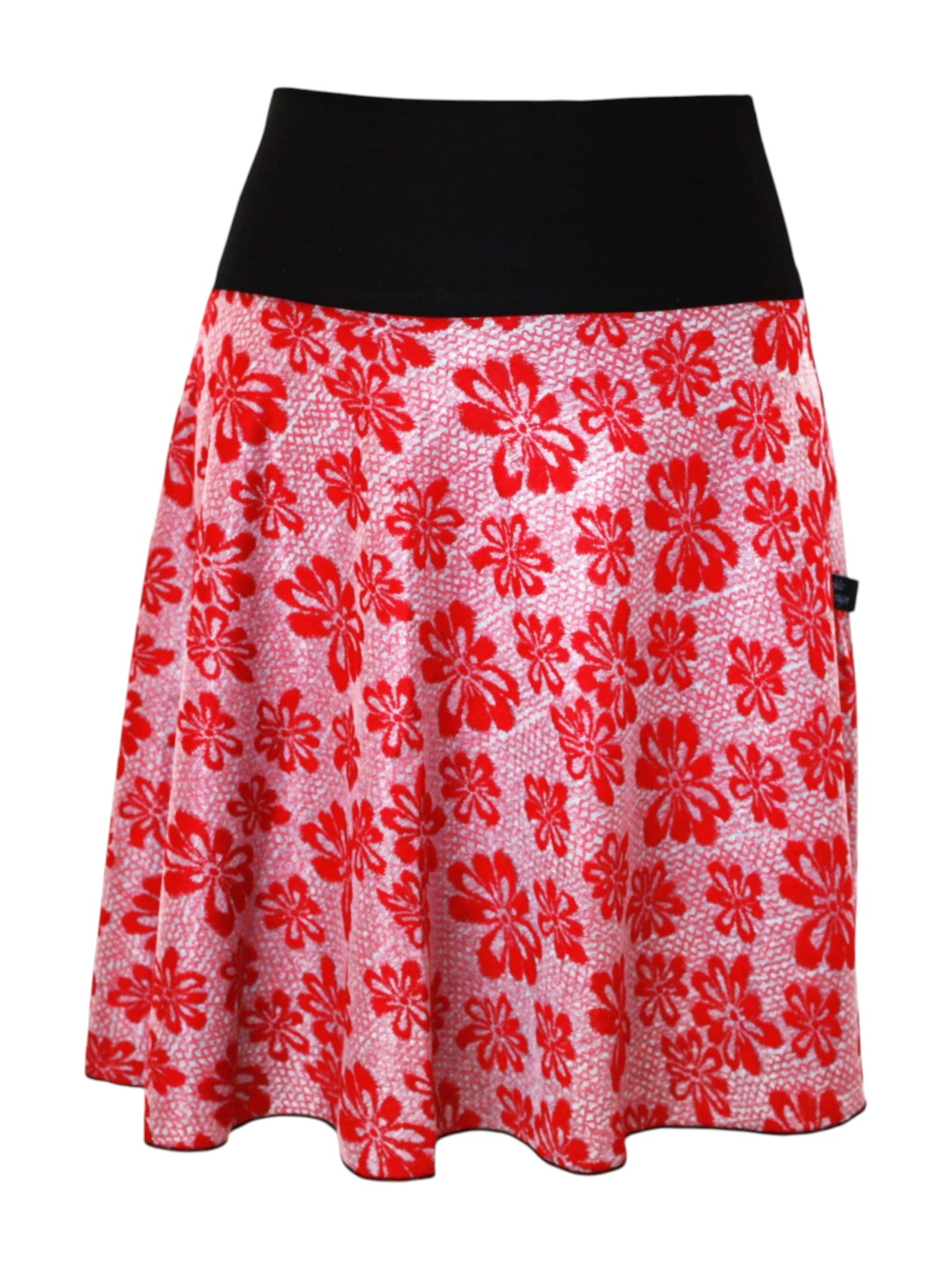 dunkle design Skirt 'Flower' in Red: front