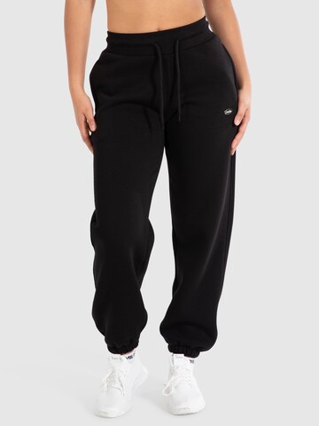 Loosefit Pantalon 'Zina' Smilodox en noir : devant