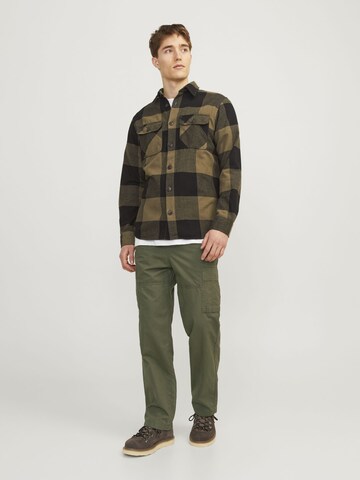 JACK & JONES Regular Cargohose in Schwarz