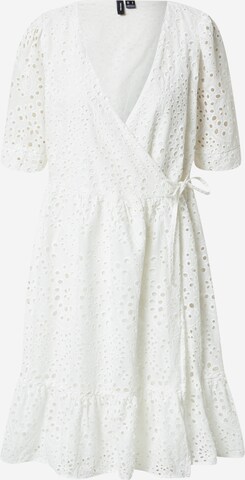VERO MODA فستان 'Rola' بلون أبيض: الأمام