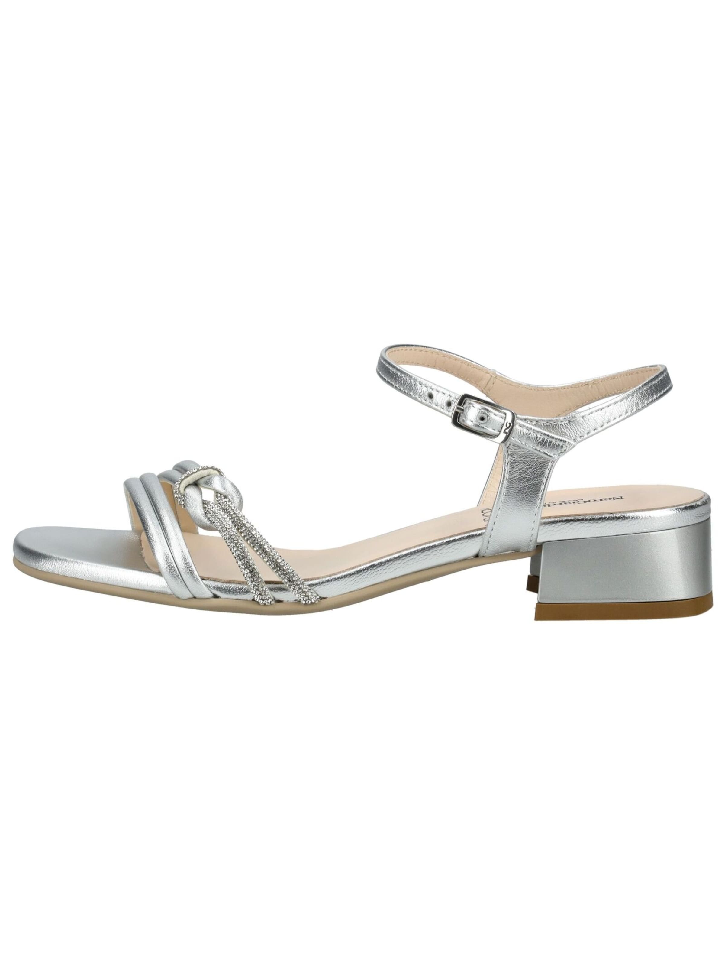 Nero Giardini Riemensandale in Silber