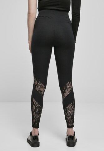 Skinny Leggings de la Urban Classics pe negru