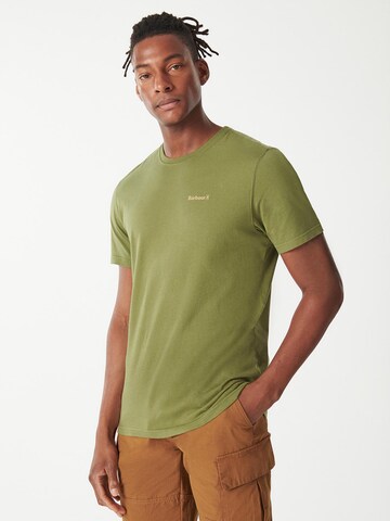 T-Shirt 'Kentrigg' Barbour en vert : devant