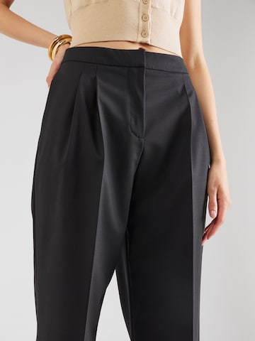 Regular Pantalon à pince 'Helepher-2' HUGO en noir