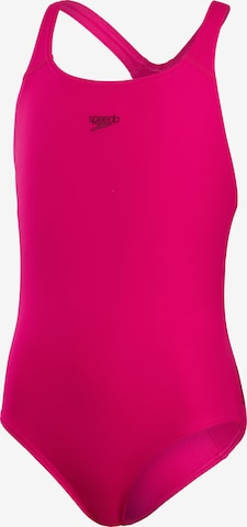 SPEEDO Athletic Swimwear in Pink: front
