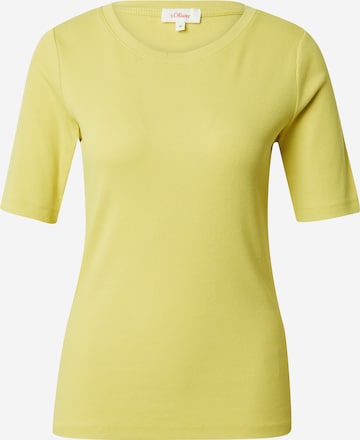 s.Oliver Shirts i gul: forside