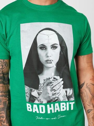 T-Shirt 'Bad Habit' MT Men en vert