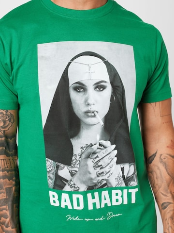 T-Shirt 'Bad Habit' MT Men en vert