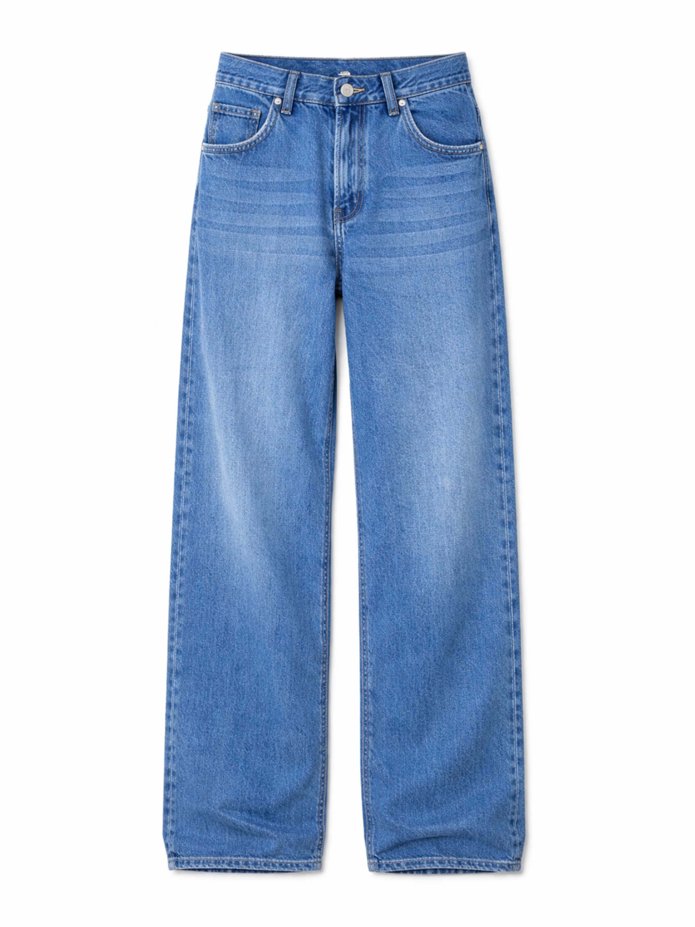 IT'S BASIC Loose fit Jeans 'Loose Mid Rise Jeans' in Blue: front