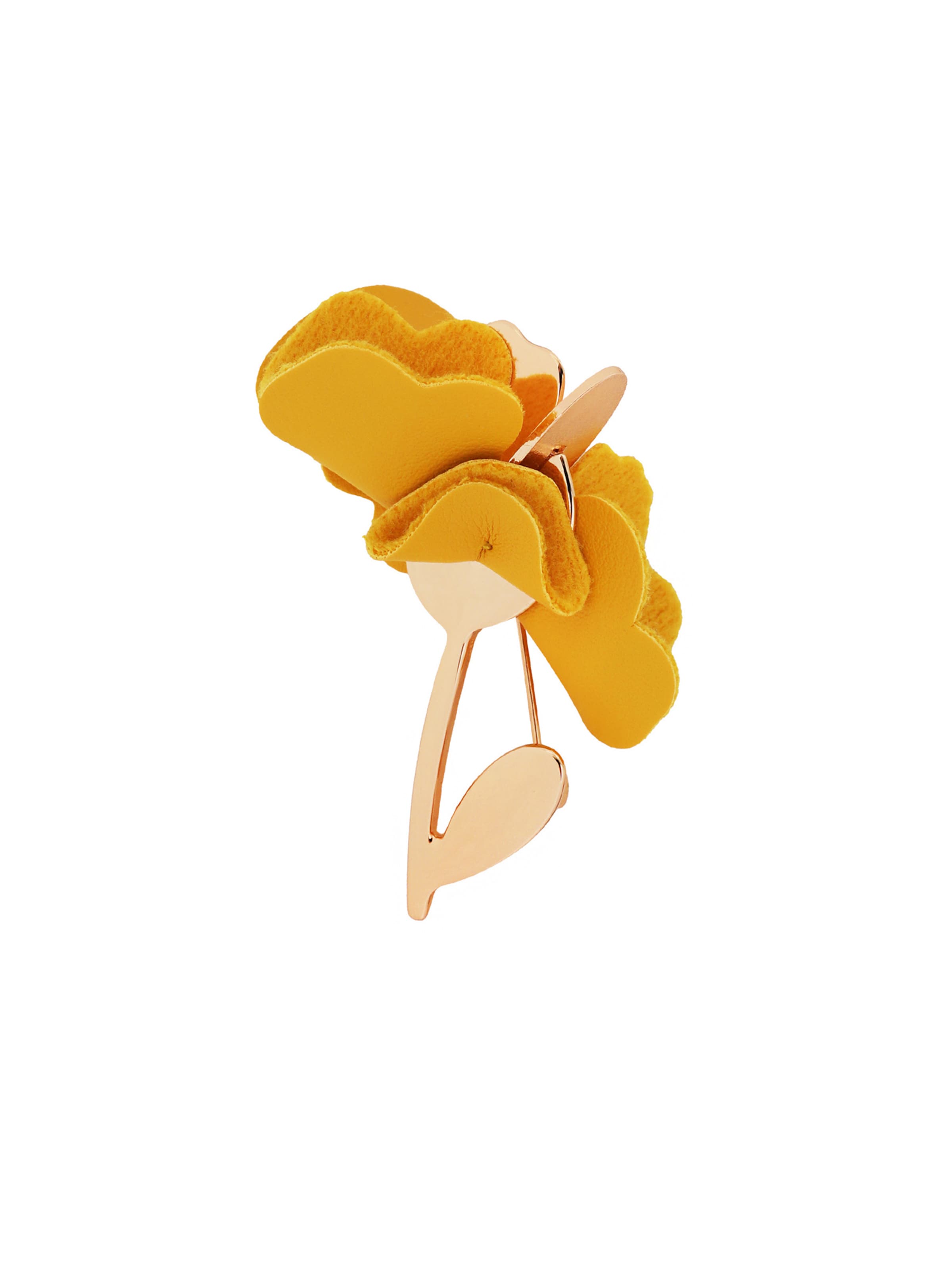 TATUUM - Broche 'IREKO' en amarillo: frente
