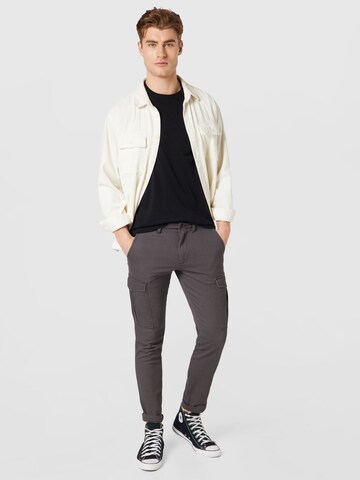 JACK & JONES - regular Pantalón cargo en gris