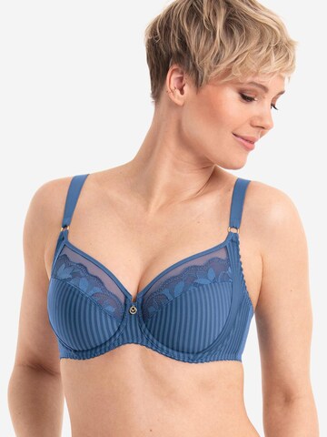 ROSA FAIA Classic Bra 'Sita' in Blue