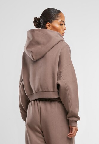 Karl Kani Zip-Up Hoodie in Brown