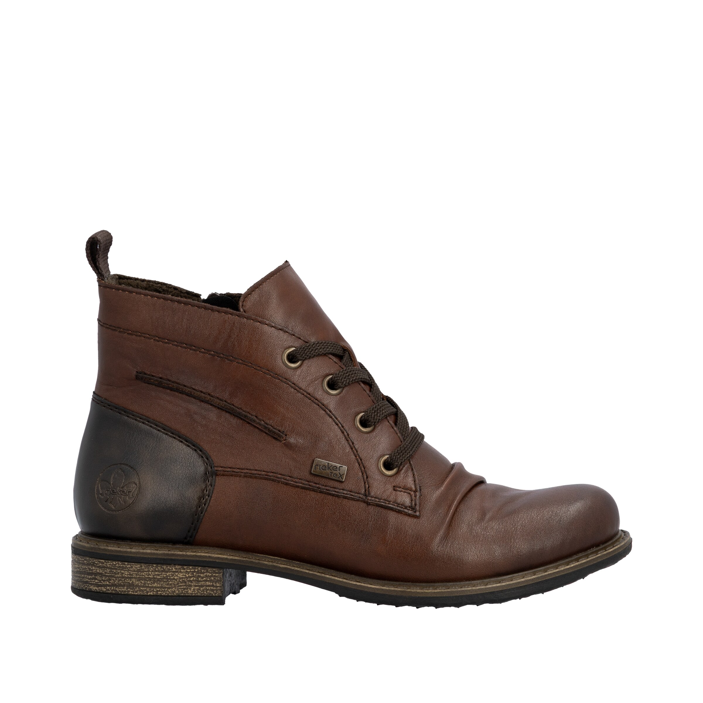 Bottines à lacets ' 74804 ' Rieker en marron