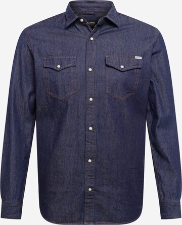 JACK & JONES - Camisa 'Sheridan' en azul: frente