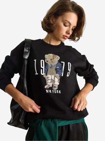 Bianco LucciSweater majica - crna boja