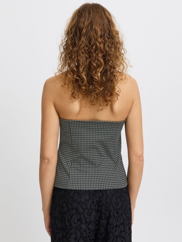 ICHI - Chaleco 'HOUNDSTOOTH' en negro