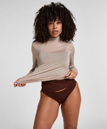 Haut Hunkemöller en marron