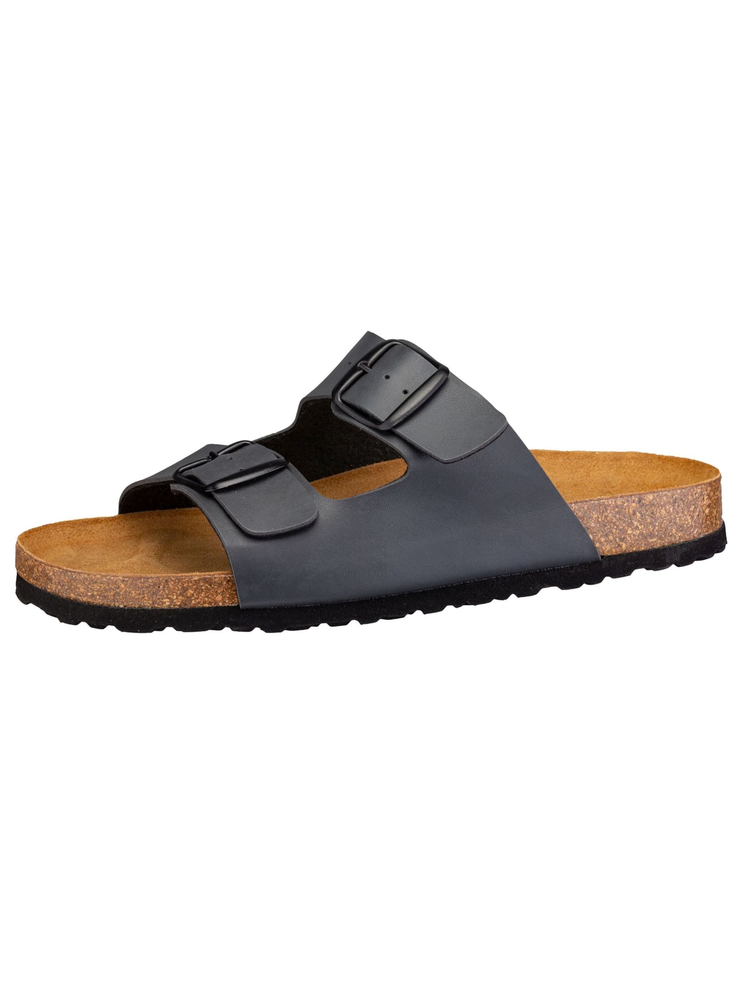 LICO Pantolette in Grau: Vorderseite