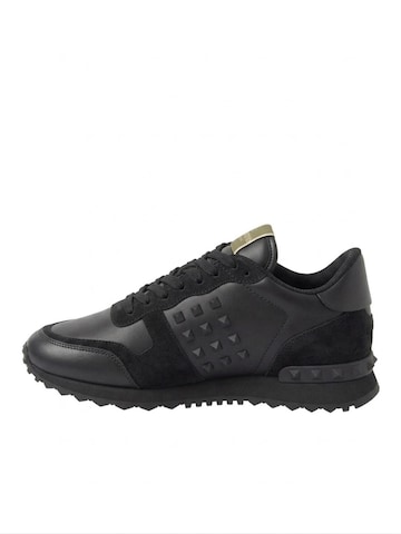 VALENTINO Platform trainers 'Valentino Sneakers Herren schwarz' in Black: front