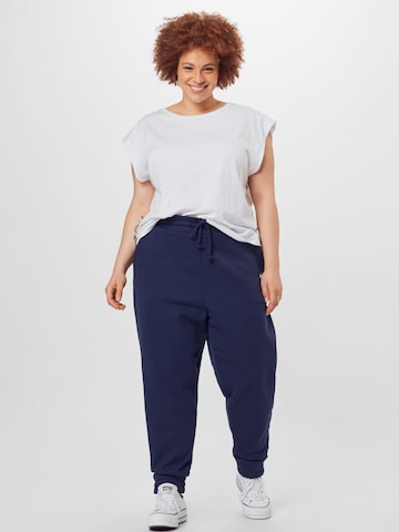 Tommy Jeans Curve Tapered Broek in Blauw