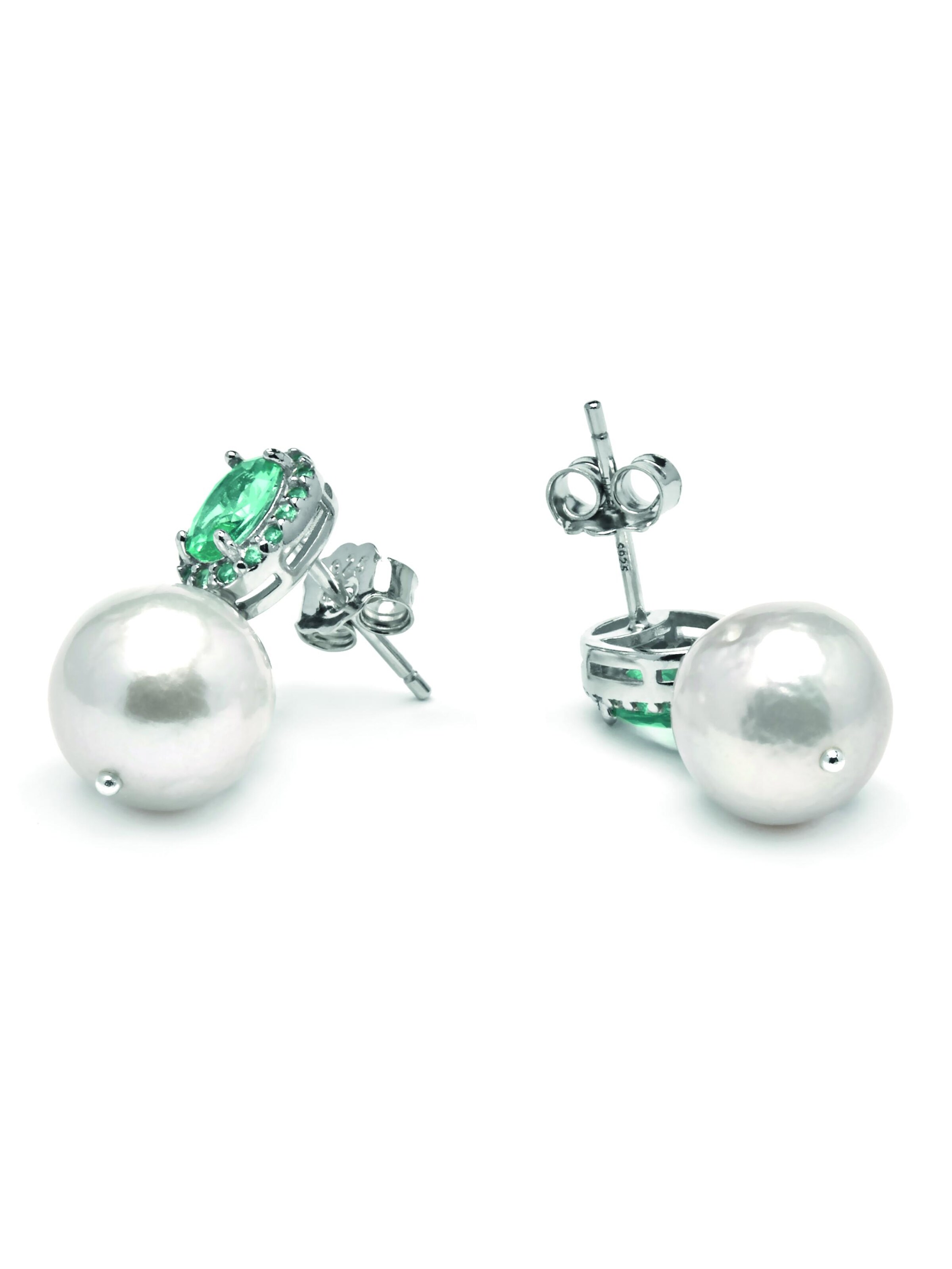 Boucles d'oreilles 'Herwa' Luxenter en vert