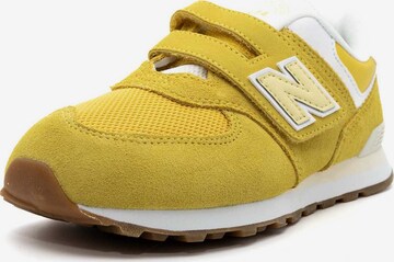 Baskets '570' new balance en jaune : devant