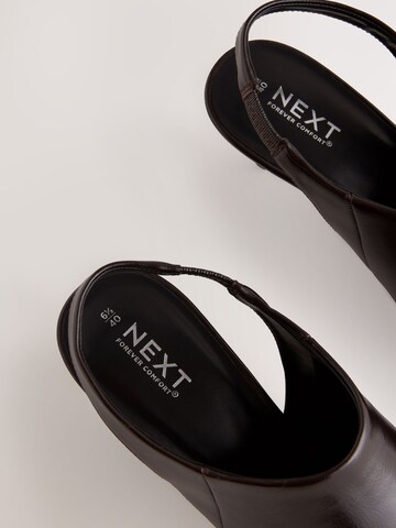 Next Slingback pumps i brun