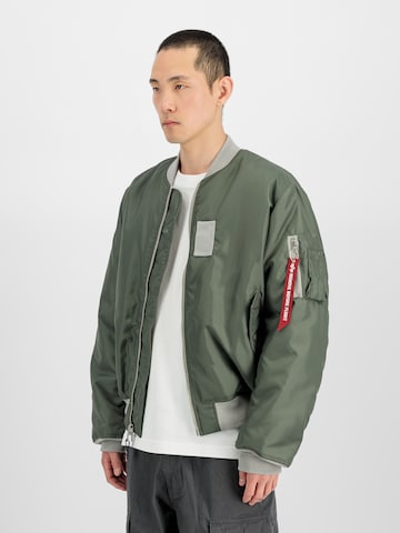 ALPHA INDUSTRIES Between-Season Jacket 'MA-1 USAF' in Green: front