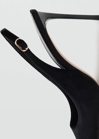 MANGO Slingpumps in Schwarz