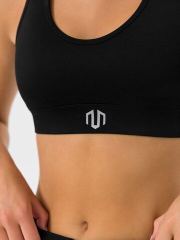 Bustier Soutien-gorge de sport 'Kansei Chrome' MOROTAI en noir