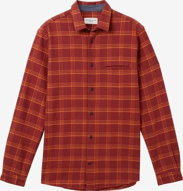TOM TAILOR Button Up Shirt in Red: front