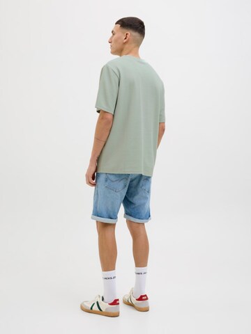 JACK & JONES Shirt 'JCOPACER STRUCTURE TEE' in Groen